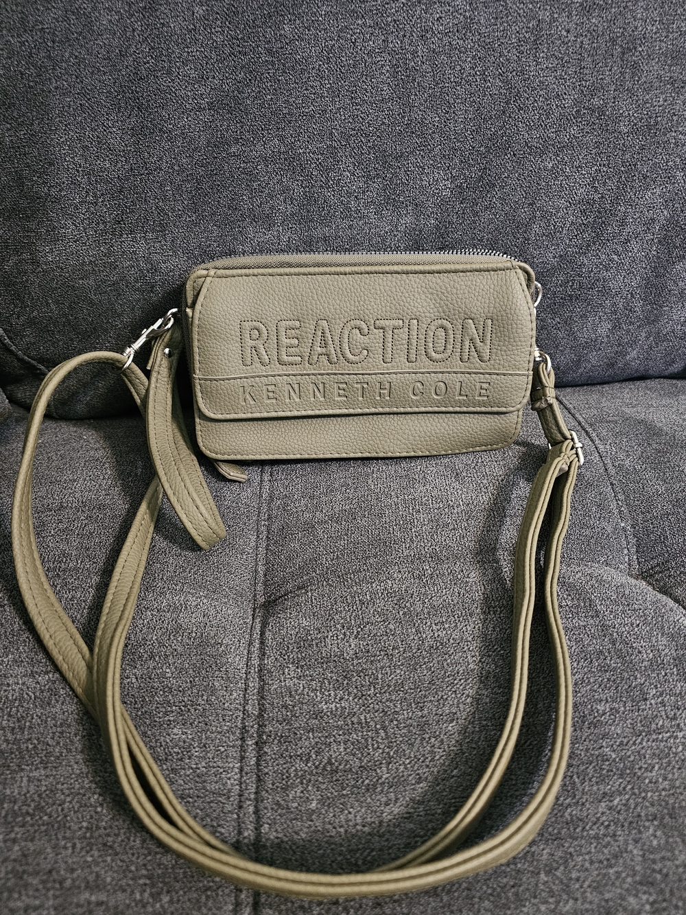 Kenneth Cole Reaction Olive Crossbody Bag